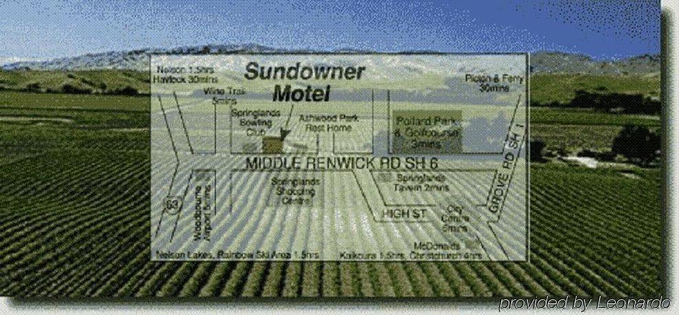 Sundowner Motel Blenheim Eksteriør bilde